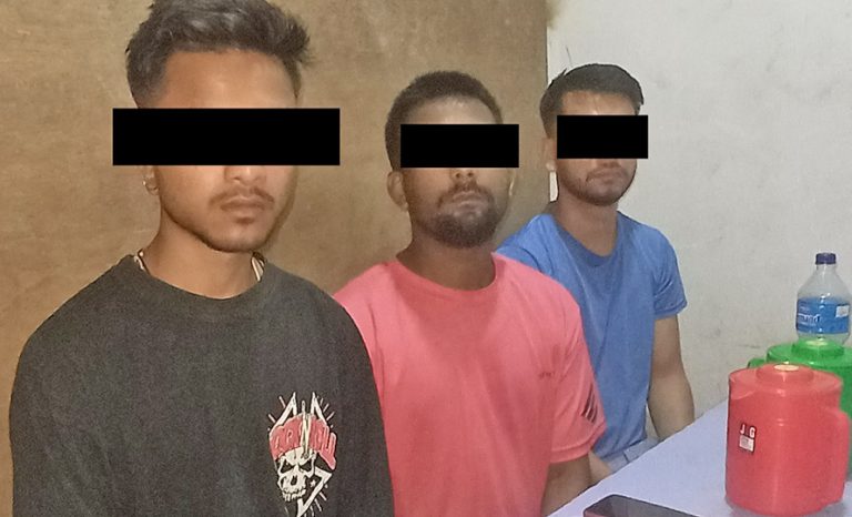 दाङमा १ ग्राम ५१० मिलिग्राम लागु औषधसहित तीनजना पक्राउ