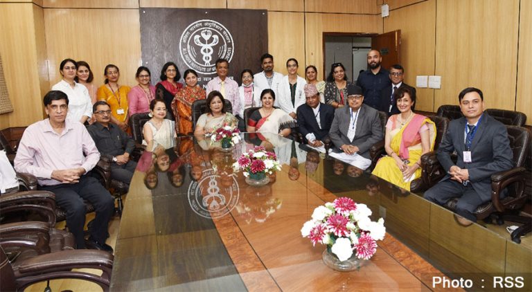 सुरक्षित मातृत्व र बाल स्वास्थ्यमा सहकार्य गर्न एआइआइएमएससँग आरजुको आग्रह