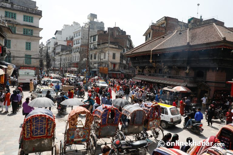 इन्द्रचोक र असनका मन्दिर क्षेत्रका पसल हटाउन महानगरको २४ घण्टे अल्टिमेटम