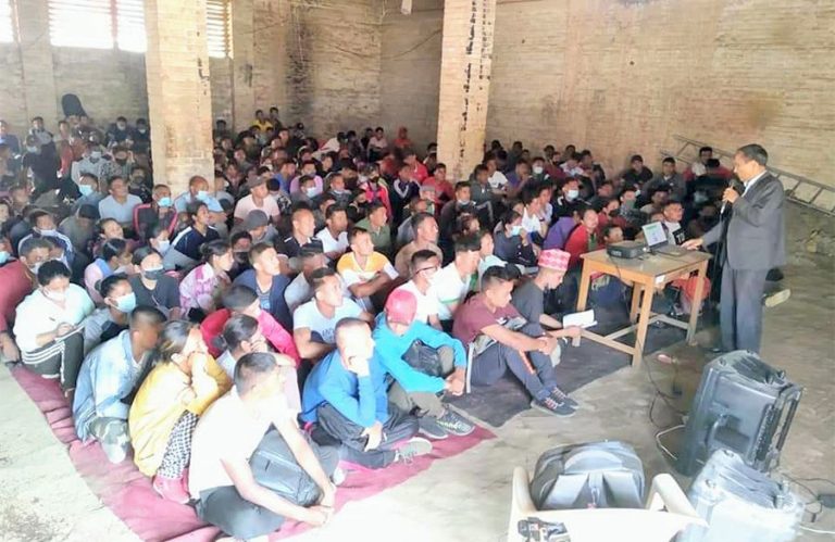 राष्ट्रिय युवा परिषदद्वारा १२५० म्यादी प्रहरीलाई उद्यमशीलता तालिम