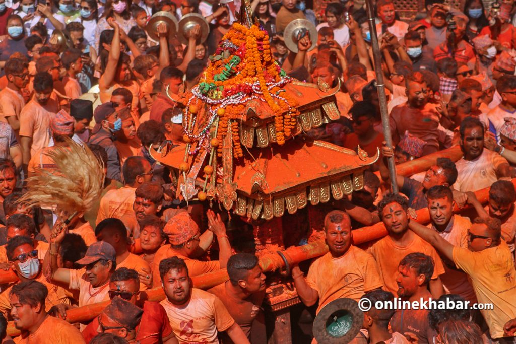 मध्यपुरथिमिमा हर्षोल्लासका साथ मनाइयो सिन्दुर जात्रा