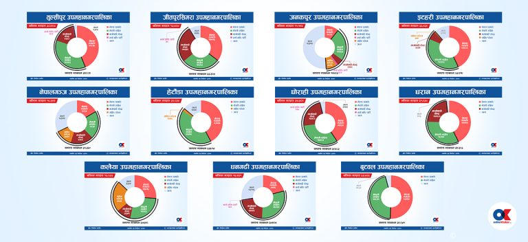 २०७४ को स्थानीय निर्वाचन फर्केर हेर्दा : उपमहानगरमा कसको अवस्था कस्तो ?