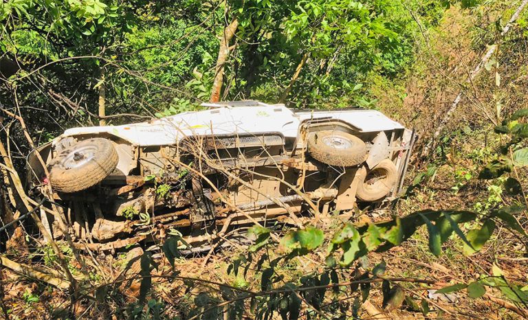 स्याङ्जामा जीप दुर्घटना हुँदा ५ जनाको मृत्यु, ६ जना घाइते