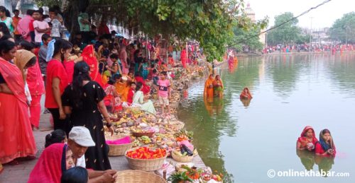 चैती छठ व्रतअन्तर्गत आज दोस्रो दिन खरना पर्व मनाइँदै