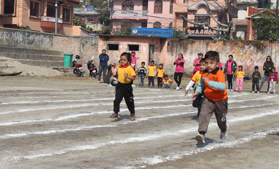 पूर्वप्राथमिक विद्यालयस्तरीय खेलकुद हुने