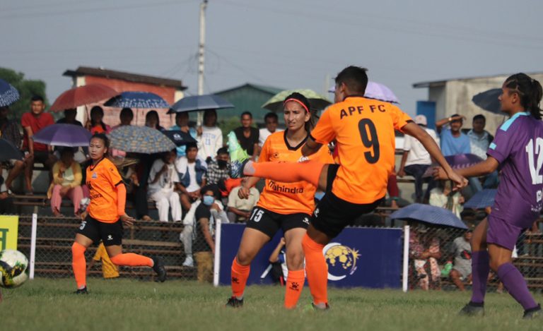 महिला लिग फुटबल : आर्मी दोस्रो स्थानमा, शीर्ष स्थानको एपीएफको अंक दुरी बढ्यो