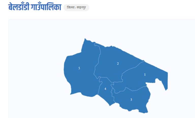 बेलडाँडी गाउँपालिकाको अध्‍यक्ष र उपाध्यक्षमा कांग्रेस निर्वाचित