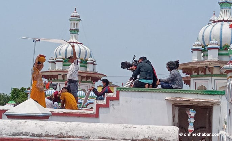 जनकपुरमा सुहाना थापा स्टारर ‘भागवत गीता’को टिजर छायांकन