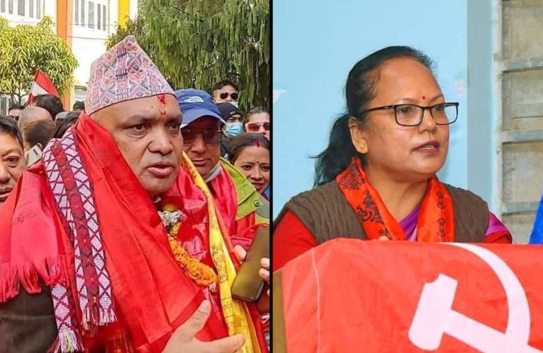काठमाडौंको कागेश्वरी मनोहरामा कांग्रेसका कार्की बने मेयर र एमालेकी थापा उपमेयर
