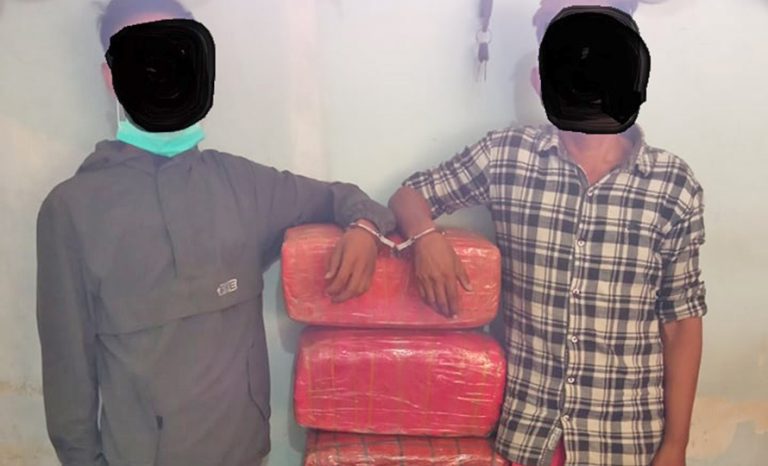 वीरगञ्जबाट ५३ किलो गाँजासहित २ जना पक्राउ