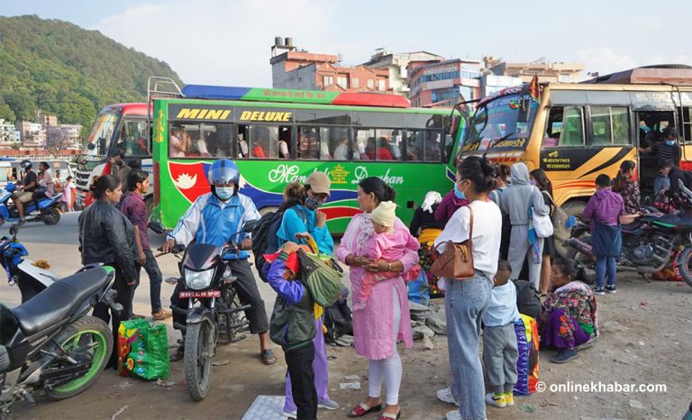 चुनावका लागि गाउँ जान गाडी पाउनै मुस्किल