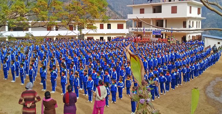 शैक्षिक सुधारपछि विद्यार्थीको चाप बढेको रोल्पाको एक सरकारी स्कुल