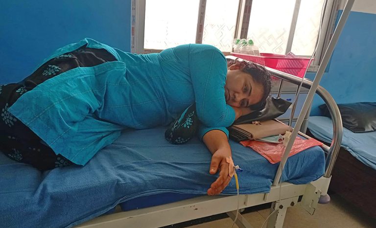 लुम्बिनीकी स्वास्थ्य राज्यमन्त्री वली अस्पताल भर्ना