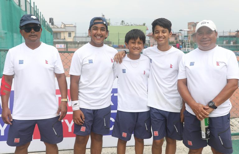 एसिया यु–१२ टिम टेनिस : नेपाल छनोट हुन सकेन