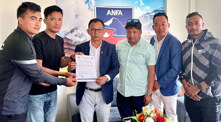 नेपाली फुटबलको पुनर्संरचना गर्न खेलाडी संघको माग