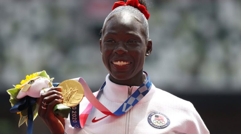 वर्ल्ड एथ्लेटिक्स च्याम्पियनसिप : अथिङ मु ८०० मि. स्वर्ण जित्ने पहिलो अमेरिकन महिला खेलाडी