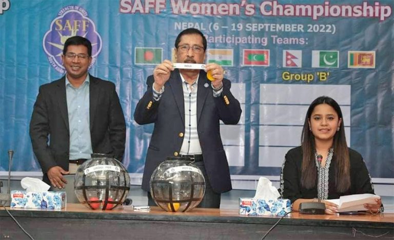 महिला साफ च्याम्पियनसिपमा नेपाल सजिलो समूहमा