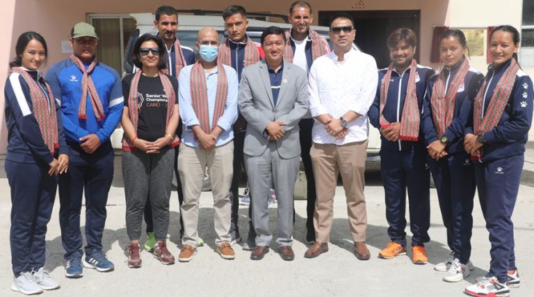 विश्व फेन्सिङ च्याम्पियनसिपमा भाग लिन नेपाली टोली इजिप्ट जाँदै