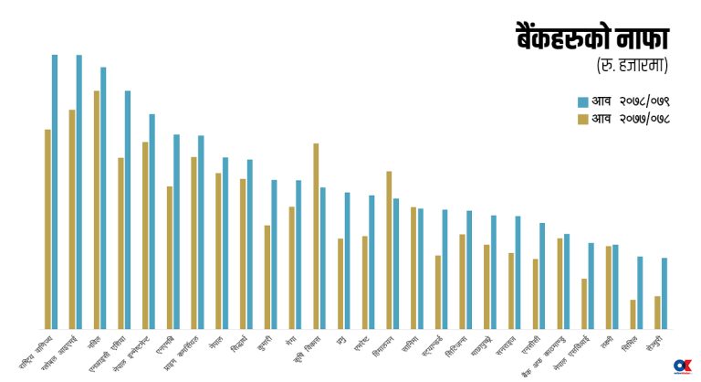 वर्षभरि तरलता अभाव झेल्दा पनि कसरी बढ्यो बैंकहरूको नाफा ?