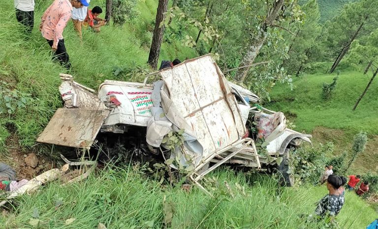 दार्चुलामा जीप दुर्घटना हुँदा ५ जनाको मृत्यु, ४ जना घाइते