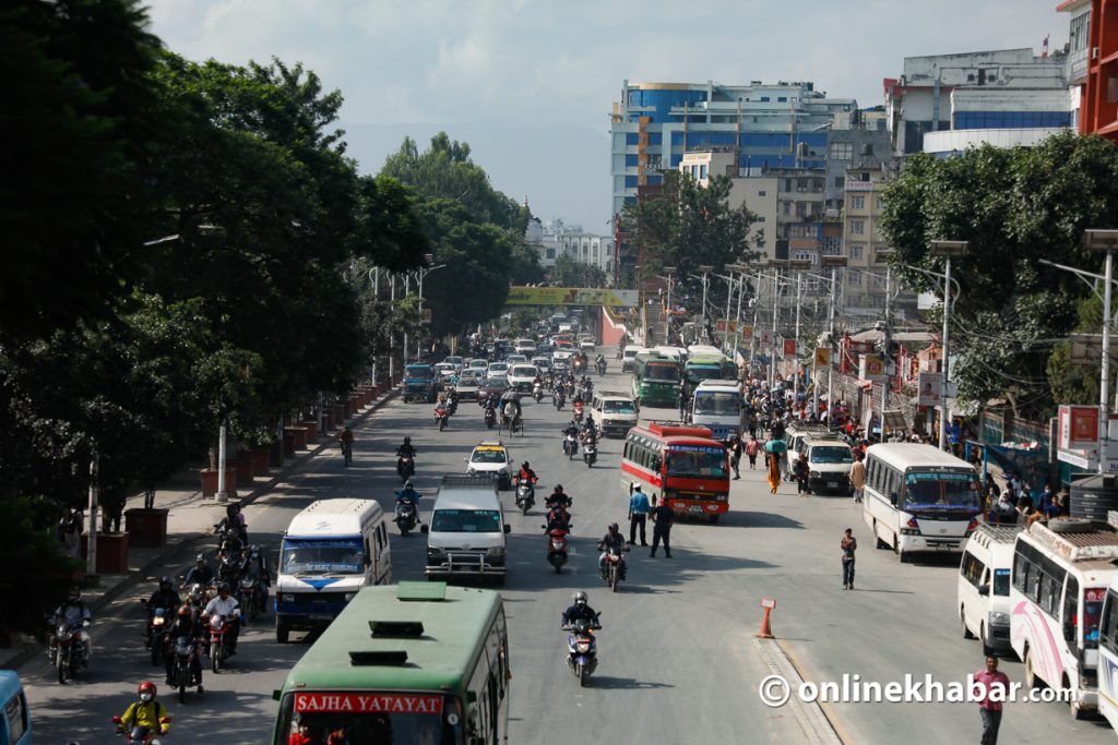 काठमाडौंमा छैन बन्दको प्रभाव