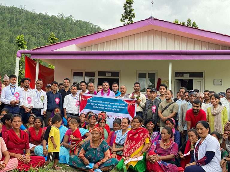 गैरआवासीय नेपालीले बनाइदिए सल्यानमा प्रसूति गृह