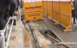 पोखरामा विद्युत् तार भूमिगतको काम ६५ प्रतिशत सकियो