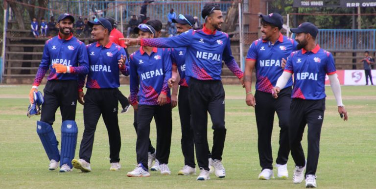 केन्यासँगको पहिलो टी-२० मा नेपाल ५ विकेटले विजयी