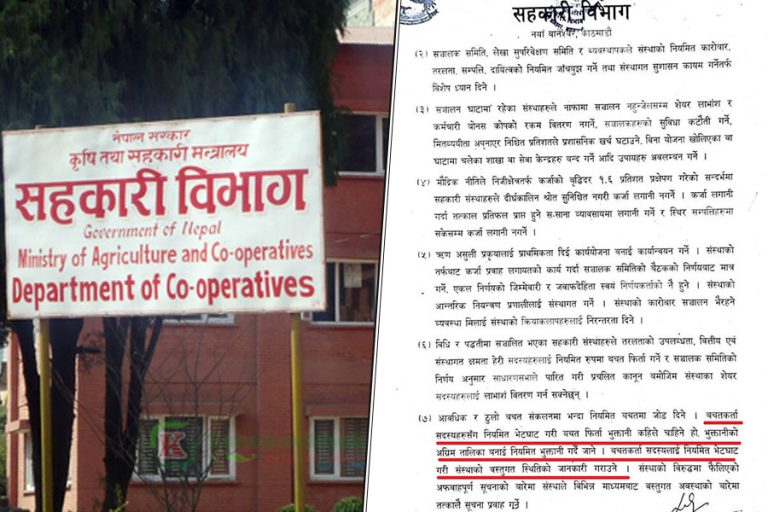 अब सबै सहकारीले वित्तीय विवरण मासिक रुपमा सार्वजनिक गर्नुपर्ने