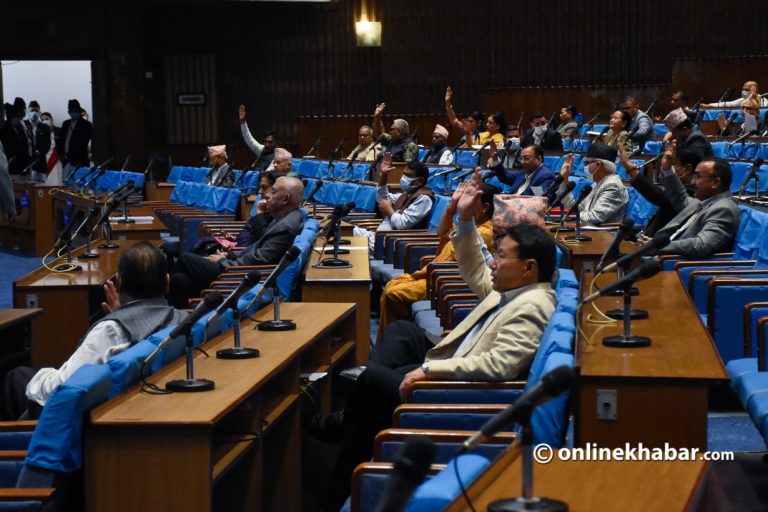 संसदको कार्यकाल तोक्ने प्रस्ताव फिर्ता लिने संशोधन प्रस्ताव सरकारद्वारा स्वीकार