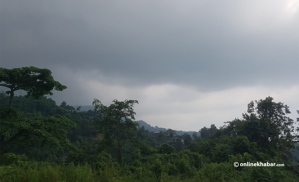 कोशी, लुम्बिनी र सुदूरपश्चिमको पहाडी क्षेत्रमा चट्याङ्गसहित वर्षाको सम्भावना