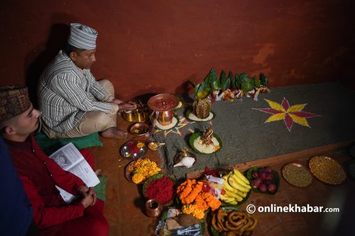 हनुमानढोकाको दशैं घरमा राखियो जमरा