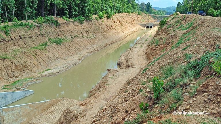 ६ वर्षदेखि अलपत्र सिक्टाको डुडुवा नहर