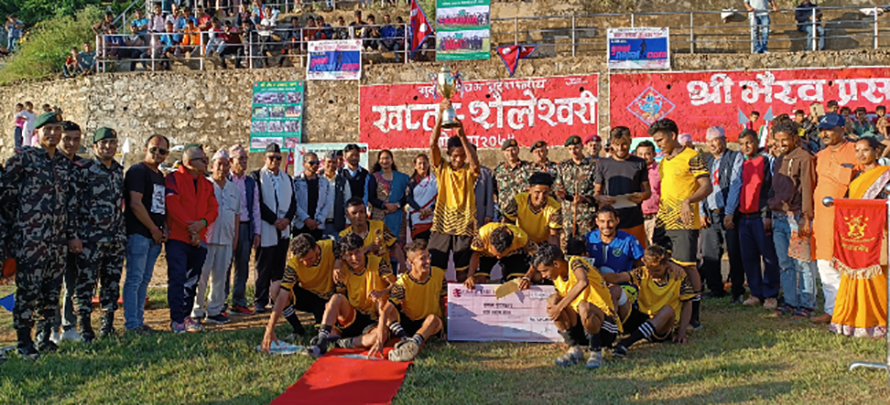 खप्तड–शैलेश्वरी फुटवल प्रतियोगिताको उपाधि कैलालीलाई