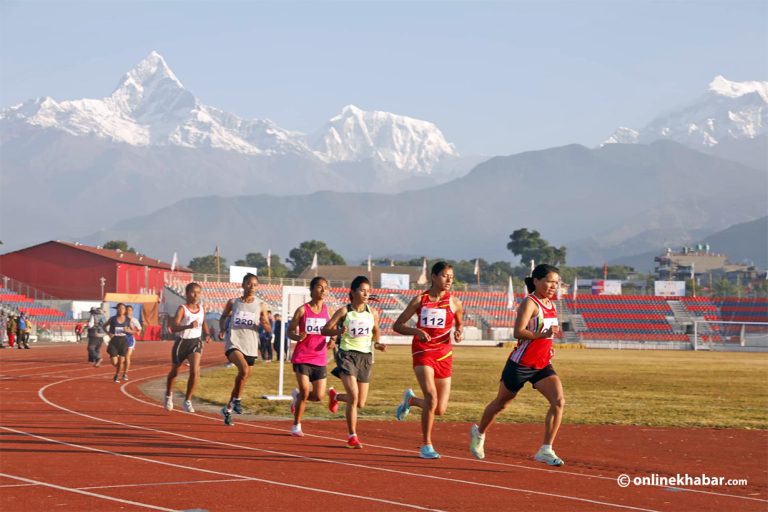 नवौं राष्ट्रिय खेलकुद : म्याराथन दौड सुरु