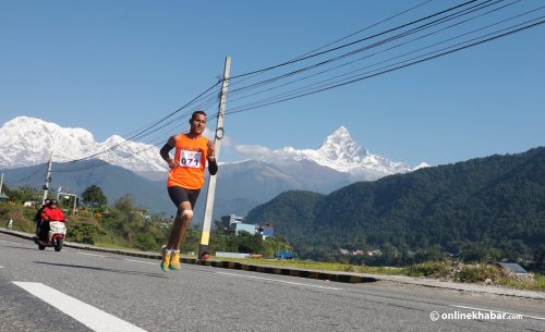 हिमाल हेर्दै म्याराथन दौडिनुको मजा (फोटोफिचर)