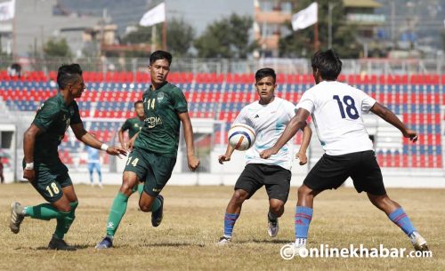 पुरुष फुटबलमा गण्डकीलाई हराउँदै आर्मी फाइनलमा