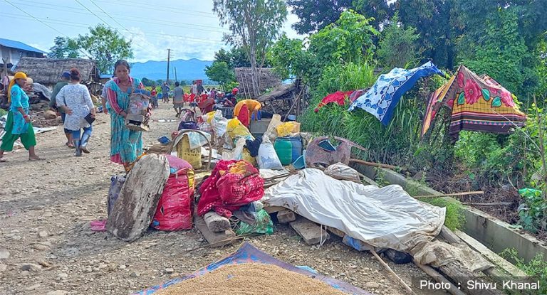 बाढीबाट दाङका दशवटै पालिकामा क्षति, राजपुरमा सबैभन्दा धेरै