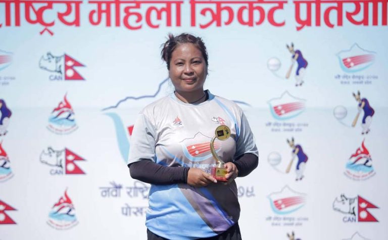तेस्रो जित सहित एपीएफ महिला क्रिकेटको सेमिफाइनलमा
