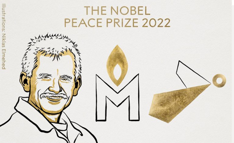 रूस, युक्रेन र बेलारूसका अभियन्तालाई नोबेल शान्ति पुरस्कार