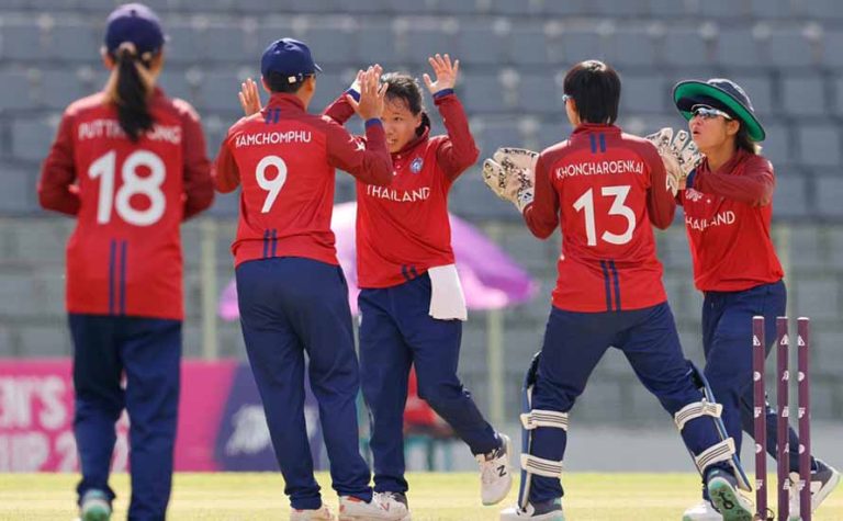 थाइल्याण्ड महिला एसिया कप क्रिकेटको सेमिफाइनलमा