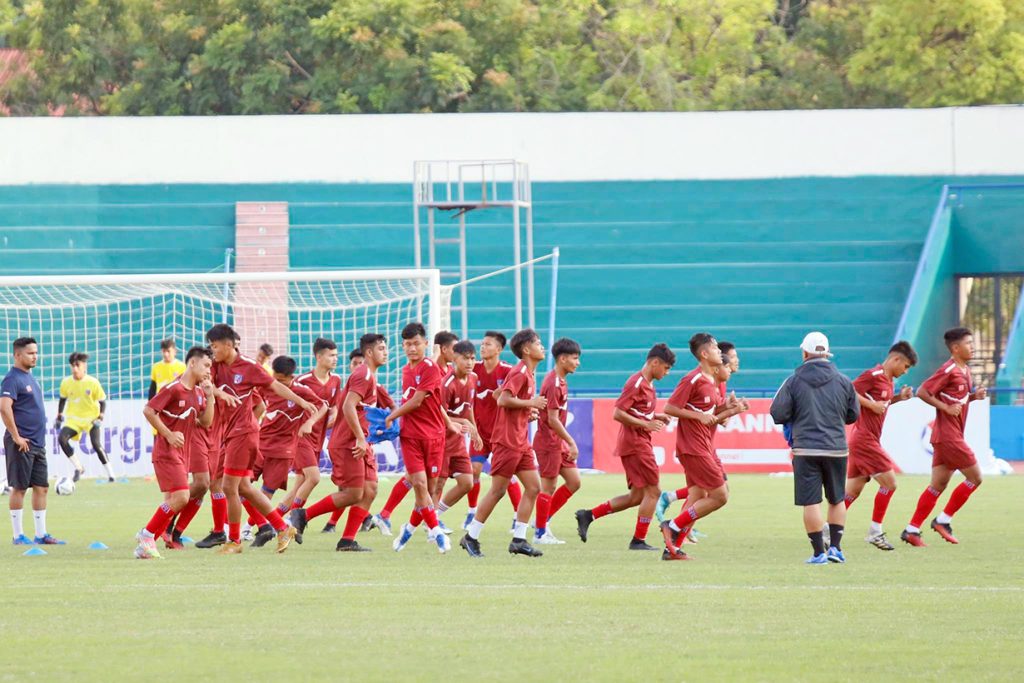 यू–१७ एसियन कप छनोट : नेपालले आज थाइल्याण्डसँग खेल्दै