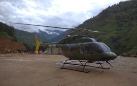 विपद् प्रतिकार्यका लागि काठमाण्डौं, पोखरा र सुर्खेतमा तयारी अवस्थामा हेलिकप्टर