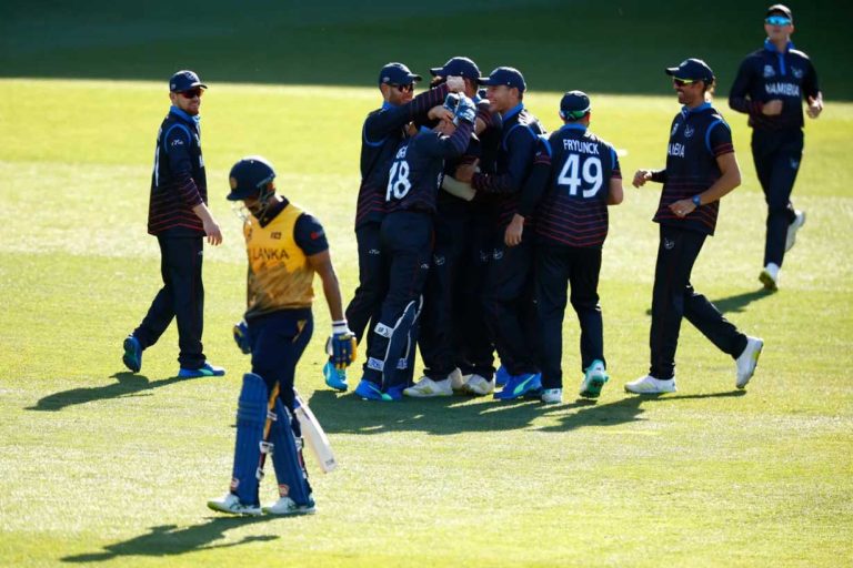 टी-२० विश्वकप क्रिकेटमा नामिबियाले हरायो पूर्व विजेता श्रीलंकालाई