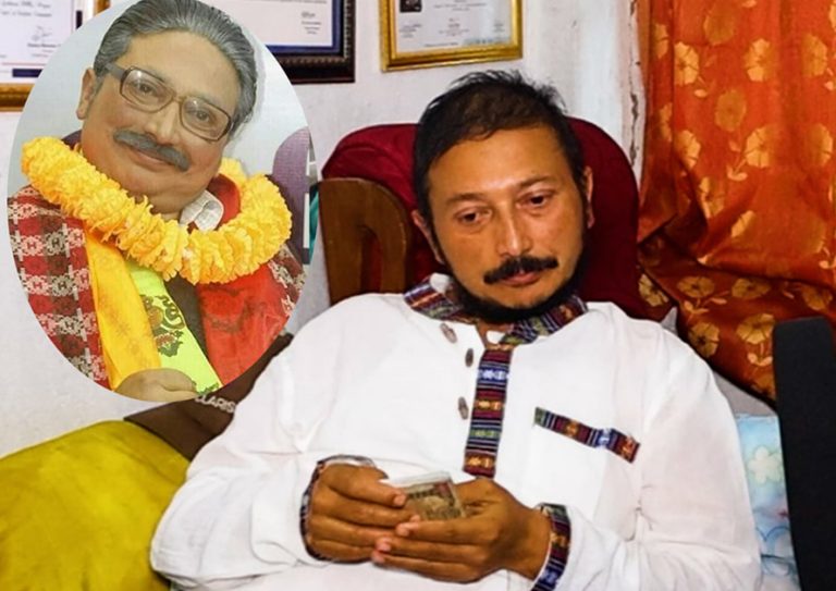 क्यान्सरको उपचारका लागि भारत जान लागेका नक्कली ‘प्रचण्ड’लाई आर्थिक सहयोग