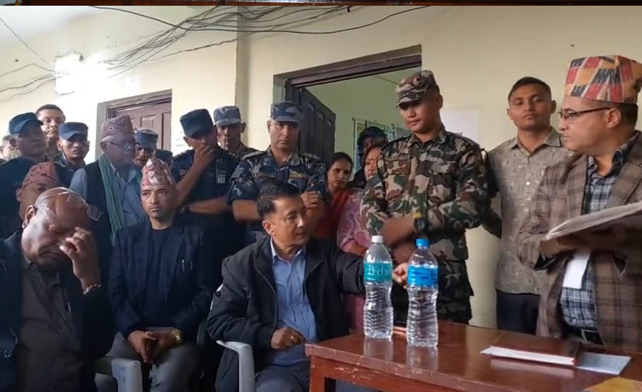 Counting of votes in Sunsari 4 was stopped after Communications Minister Karki stated it was rigged