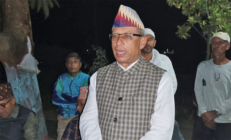 कोशीका पूर्वमन्त्री लीलाबल्लभ अधिकारी पक्राउ