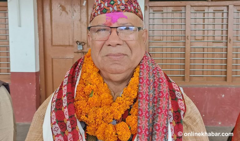रौतहट-१ बाट एकीकृत समाजवादीका अध्यक्ष माधव नेपाल निर्वाचित