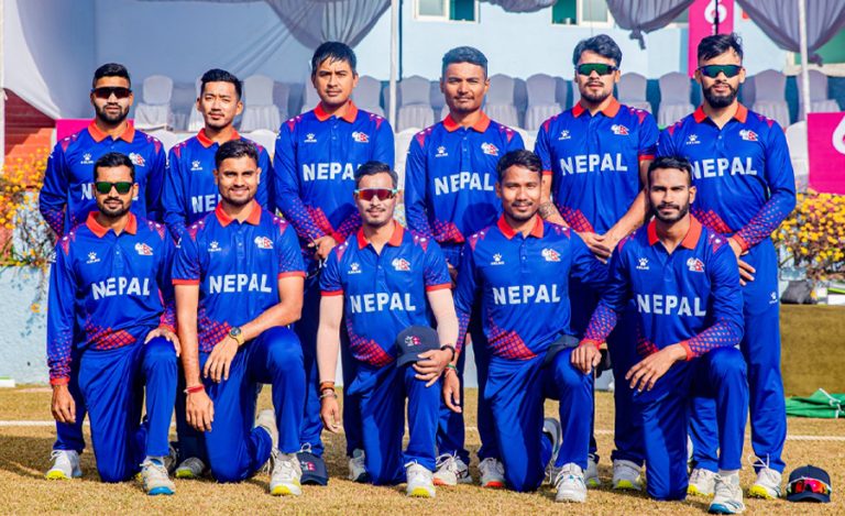 नामिबिया जानुअघि परीक्षण गर्दै नेपाली क्रिकेट टिम