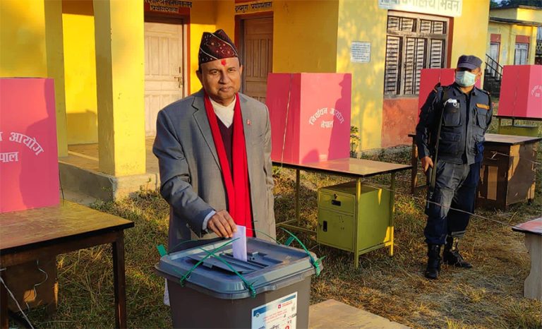 चुनावबाट एमाले बलियो राष्ट्रिय शक्तिका रुपमा स्थापित हुन्छ : शंकर पोखरेल